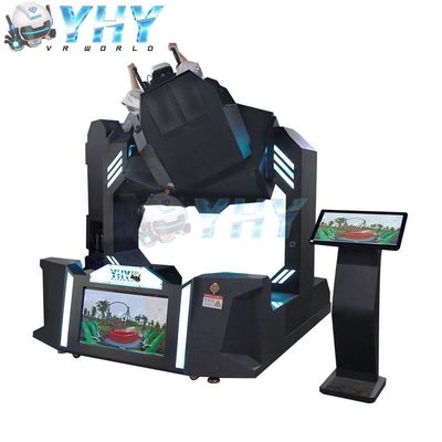 VR 720 Degree Airplane Simulator with Shooting Joystick  Flight Game 9D Rotating Simuation Indoor Game Equipment 