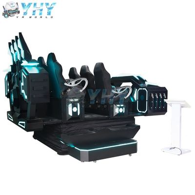 9D VR Cinema 6 Seats Dynamic Platform Simulator Arcade Game Shopping Mall Rental Earn Money