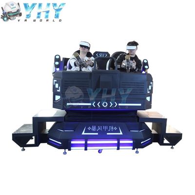 Virtual Reality Cinema 2 Person Seat 9D VR Cinema Flighting Simulator 200 Games Warrior Game