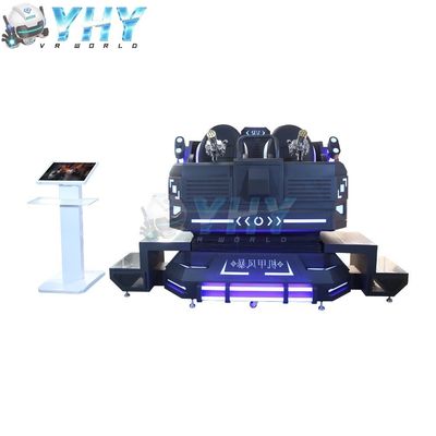 Virtual Reality Cinema 2 Person Seat 9D VR Cinema Flighting Simulator 200 Games Warrior Game