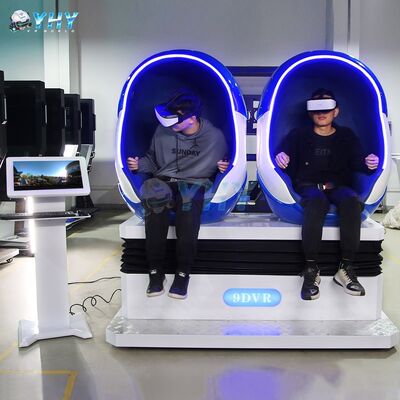 Parco di divertimenti guida Simulatore di realtà virtuale 2 posti Uovo VR sedia con 1 anno di garanzia