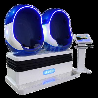 Facile funzionamento 2 posti 9d Vr Cinema Forma uovo 9d Cinema Virtual Reality Chair Per parco a tema/parco di divertimenti