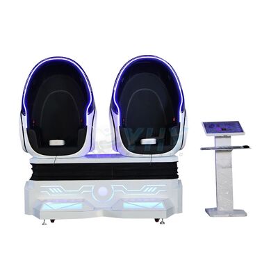 Fabbrica di Guangzhou VR attrezzature per parchi di divertimenti 9D VR 2 posti sedia a uova macchina da gioco
