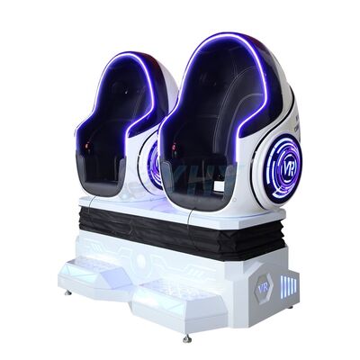 Simulatore di montagne russe di alta qualità per doppi giocatori 9d Uovo 9d VR Cinema Guadagnare denaro