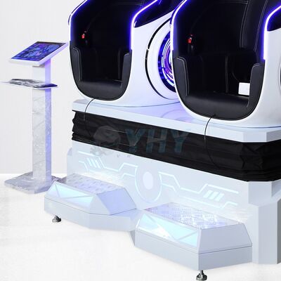 Simulatore di sedia virtuale a uova 9D 360° Dispositivo di gioco interattivo per due persone Attrezzature di gioco VR