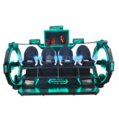 Parco a tema interno 4 posti 9D VR Cinema Simulator 5D 7D 9D Cinema Virtual Reality Game Machine