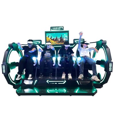 Parco a tema VR Attrattiva VR Impresa Investire Opportunità Macchina di gioco di realtà virtuale 9D 4 posti Cinema VR