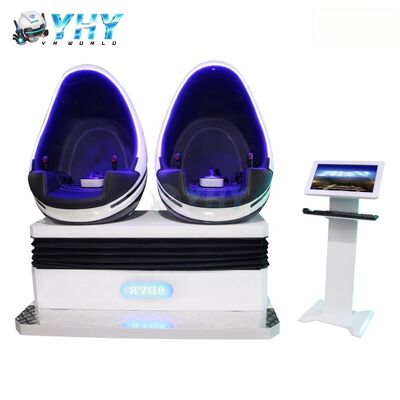 9D Rides Virtual Reality Game Machine VR Egg Chair Doppio 2 giocatori Cinema Simulator Parco divertimento