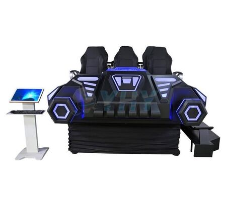 6 posti 5D/7D/9D VR Cinema Theater Simulator Metal Arcade VR Game Machine