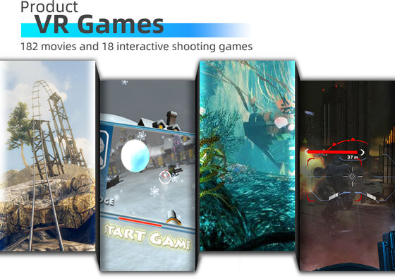 6 posti 5D/7D/9D VR Cinema Theater Simulator Metal Arcade VR Game Machine