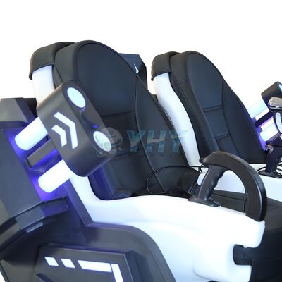 Mecha Warrior VR Cinema 9D 2 Player VR Cinema VR Game Machine con forma Gatling Shooting