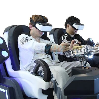 9D VR Cinema 2 posti 3D Motion Chair Simulatore di realtà virtuale Simulatore di giochi Macchina
