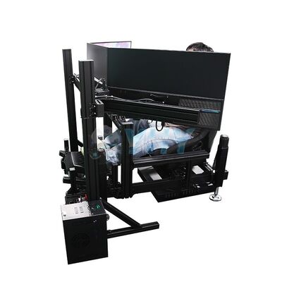 YHY 4DOF Movement Platform Racing Simulator con 3 schermi e struttura in lega di alluminio per un'esperienza di guida immersiva