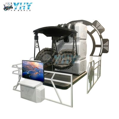 9D Motion Platform Indoor Outdoor Playground VR Paraglider Simulator 2 Player Parco di divertimenti