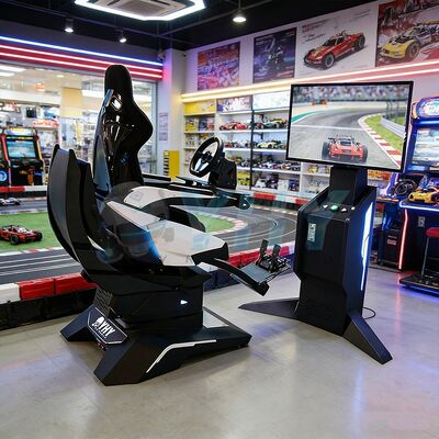 Simulatore di corse AR multigiocatore con piste da corsa personalizzate per competizioni realistiche