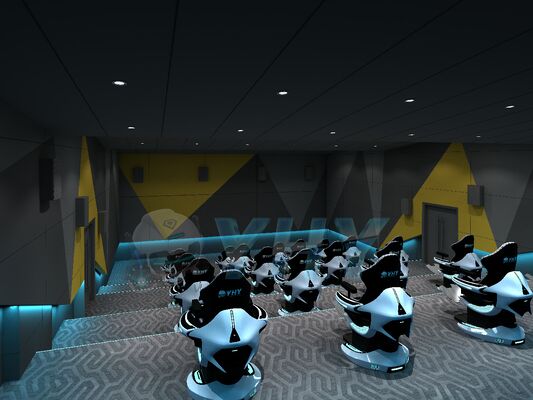 YHY Ultimate Crossing 2 9D VR Cinema Dinamico Soluzioni Complete Con Piattaforma di Movimento 3-DOF Supporto Personalizzato