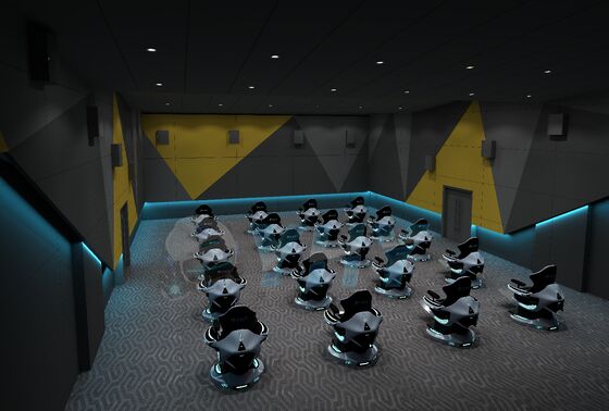 YHY Ultimate Crossing 2 9D VR Cinema Dinamico Con Sedia Rotante a 360 Gradi Modalità Operativa Veloce ed Economica per il Business