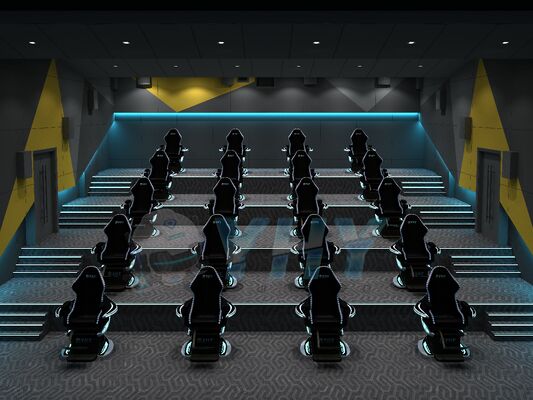YHY Ultimate Crossing 2 9D VR Cinema Dinamico Soluzioni Complete Con Piattaforma di Movimento 3-DOF Supporto Personalizzato