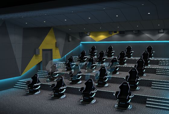 YHY Ultimate Crossing 2 9D VR Cinema Dinamico Soluzioni Complete Con Piattaforma di Movimento 3-DOF Supporto Personalizzato