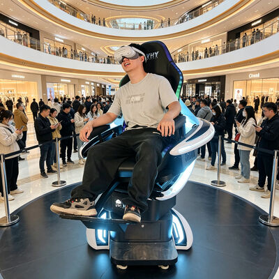 3-Axis VR Dynamic Simulator VR Crossing Chair 360 Rotation Compatible with Pico VR Headsets