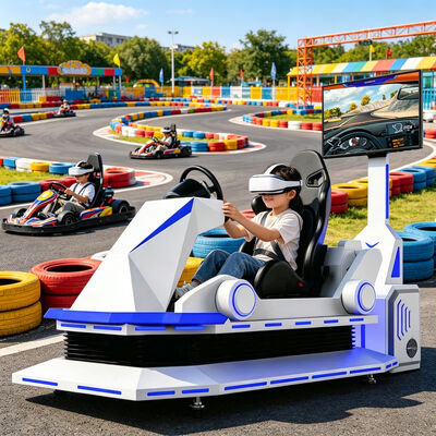 Giochi di realtà virtuale Auto da corsa 9D Vr Simulatore di corse Arcade Simulatore di guida Equipaggiamento di realtà virtuale VR Gioco di corse