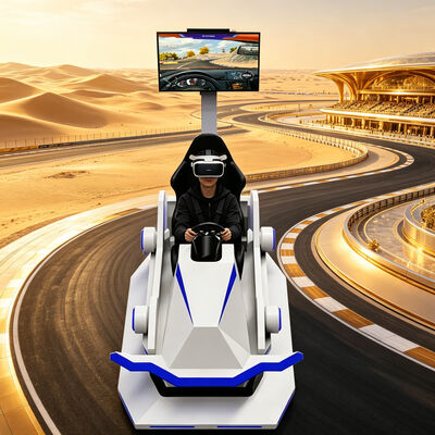 Giochi di realtà virtuale Auto da corsa 9D Vr Simulatore di corse Arcade Simulatore di guida Equipaggiamento di realtà virtuale VR Gioco di corse