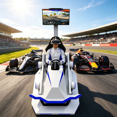 Simulatore di auto F1 Vr Simulatore di guida di movimento della macchina da gioco arcade di corse automobilistiche virtuali reali