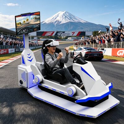 VR Racing Simulator 3DOF Piattaforma Racing Car Driving Simulator Speed Racing Game Arcade Machine VR Game Machine