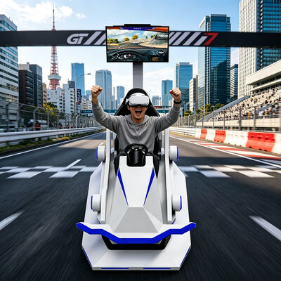 VR Racing Simulator 3DOF Piattaforma Racing Car Driving Simulator Speed Racing Game Arcade Machine VR Game Machine