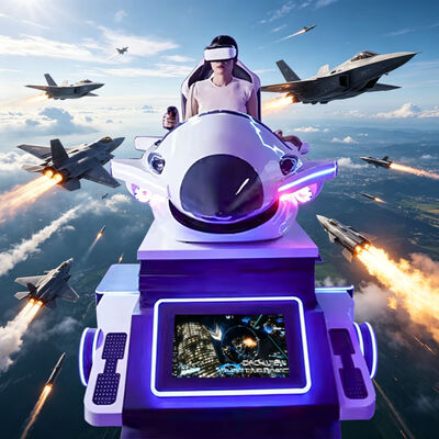 Simulatore di volo dinamico 3D grande 9d VR Fighter Casa interna PC di plastica Capsula spaziale Aeromobili attrezzature di gioco Centri commerciali