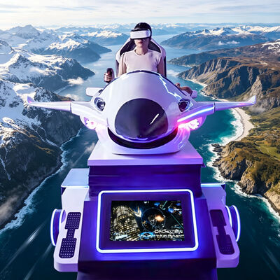 Nuovo design VR simulatore di aeroplano Gioco di volo immersivo Simulatore di volo virtuale Macchina da gioco 9D VR per divertimento indoor