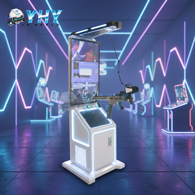 Piattaforma sportiva indoor VR Simulatore di battaglia singolo giocatore 9D Gun Machine VR headset per centro commerciale