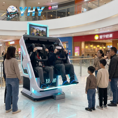 Simulatore cinematografico arcade 9D VR indoor 360 VR Game Machine per due giocatori Metal Home Use VR MR Equipment