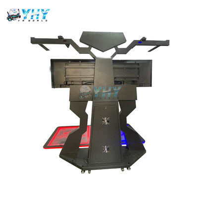 Indoor Multiplayer 9D VR Cinema Interactive Games Simulator Piattaforma Metal Construction Home Use Daycare-Friendly 60+