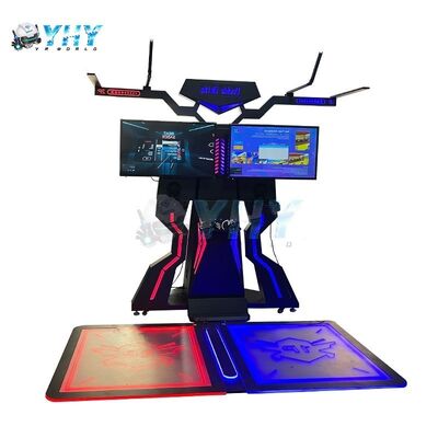 2 giocatori FPS VR Kat Walker Arcade Treadmill Machine 9D VR Simulator Piattaforma di camminata