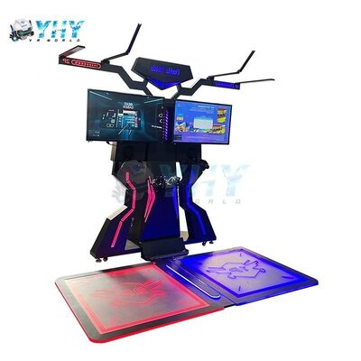 VR 360 Virtual Reality Two Player Battle Platform con costruzione in metallo e fibra di vetro per l'uso in un centro commerciale interno