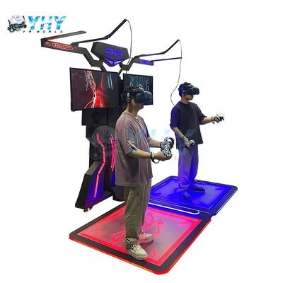 Arcade Virtual Reality Dance Music Simulator VR Walk Platform 2 giocatori VR Battle Game Simulator