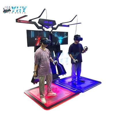 Parco giochi interattivo interno VR Simulatore di sparo con pistola Macchina da gioco in vendita Arcade Vr Battaglia Macchina con occhiali Htc Vr