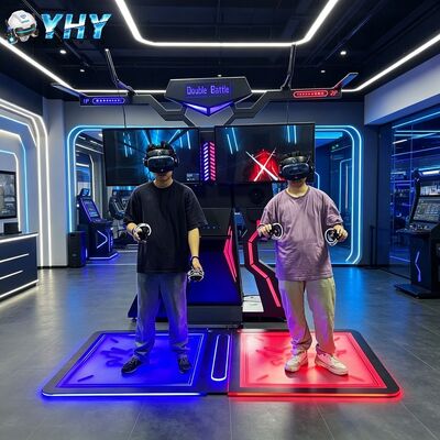 VR Due contro Console di gioco con rilevamento del movimento Multigiocatore online Sparare di grandi dimensioni Tuono Oscuro Campo di battaglia Esperienza Attrezzatura da museo