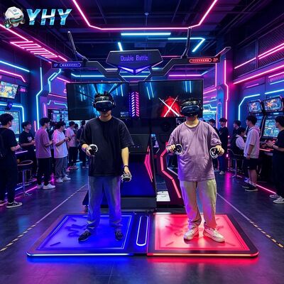 Indoor Multiplayer 9D VR Cinema Interactive Games Simulator Piattaforma Metal Construction Home Use Daycare-Friendly 60+