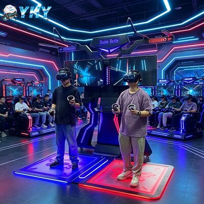 Arcade Virtual Reality Dance Music Simulator VR Walk Platform 2 giocatori VR Battle Game Simulator