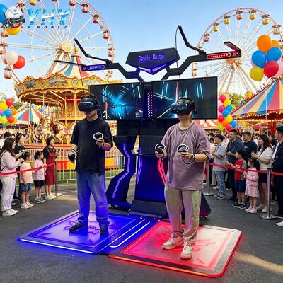 Simulatore di camminata di realtà virtuale esterna a 2 giocatori per la casa e l'educazione VR Walker Arcade Treadmill Machine