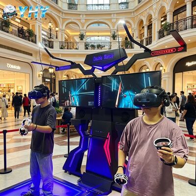 VR Due contro Console di gioco con rilevamento del movimento Multigiocatore online Sparare di grandi dimensioni Tuono Oscuro Campo di battaglia Esperienza Attrezzatura da museo