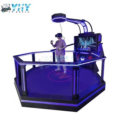 Commerciale Interattiva VR Battle Station Illuminazione blu Immersivo Competizione obstacle-course VR Arcade Machine VR Experience