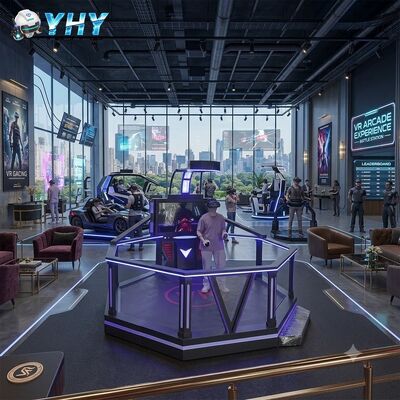 Fashion VR Walking Platform Parco di divertimenti Realtà virtuale Console di gioco 9d VR CS VR Simulator Console di gioco