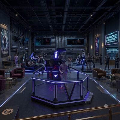 Giochi di simulazione di attrezzature per realtà virtuale Vr 360 Piattaforma mobile per realtà virtuale Attrezzatura per piattaforma permanente Vr