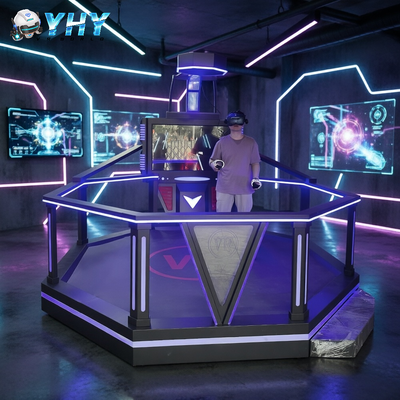 Commerciale Interattiva VR Battle Station Illuminazione blu Immersivo Competizione obstacle-course VR Arcade Machine VR Experience