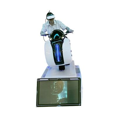 Coin Operated Crazy VR Motorbike Sedile dinamico Grande schermo Alta qualità Indoor Outdoor Aeroporto Parco di divertimenti Centro commerciale