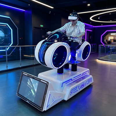 Simulatore di corse VR elettrico super attraente Motocicletta & Auto Motocicletta VR per uso in parco giochi