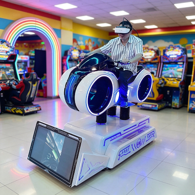Parco a tema VR Simulatore di guida motocicletta Piattaforma elettrica dinamica per Vr Parco a tema in vendita